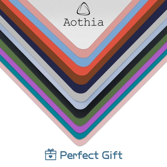 Aothia Office Desk Pad Natural Cork Leather Dual Side Large Mouse Pad Da… - Picture 6 of 7